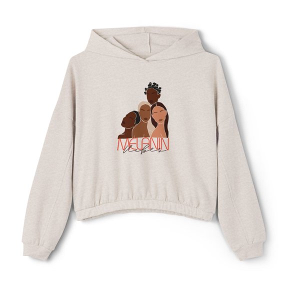 Melanin Vibes Cropped Hoodie - Style Meets Comfort