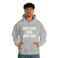 thumbnail image 1 of Melanin and Muscles Unisex Hoodie, S-5XL Black is Beautiful Workout Gym, 1 of 5