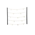 thumbnail image 1 of Melannco 31-inch by 26-inch MDF 30 Clip String Collage in Black, 1 of 8