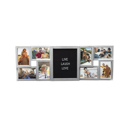 Melannco 8-Opening 4 x 6/6 x 4 White Collage Picture Frame