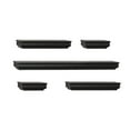 thumbnail image 1 of Melannco Floating Molding Shelves Set of 5 Black, 1 of 8