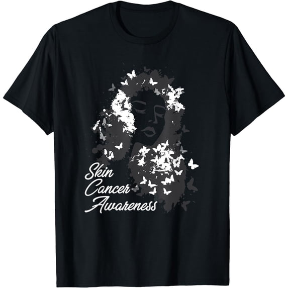 Melanoma Cancer Fighter Skin Cancer Awareness T-Shirt
