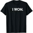 thumbnail image 1 of Melanoma Cancer I Won Skin Cancer Ribbon Awareness Warrior T-Shirt, 1 of 4