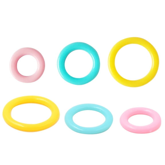 Melantax 120pcs Circular Markers Knitting Stitch Counter Crochet Locking Stitch Markers Stitch Clip Needles