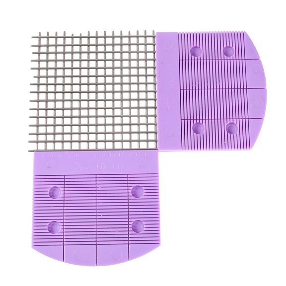 Melantax 2pcs Roll Paper Comb DIY Paper Art Tool Paper Comb Holder Weaving Tool