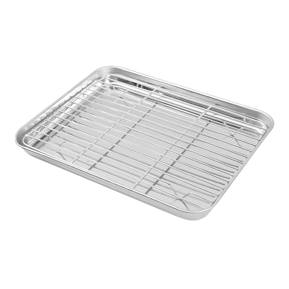 Melantax Baking rack set, baking tray with rack, cookie tray for baking ...