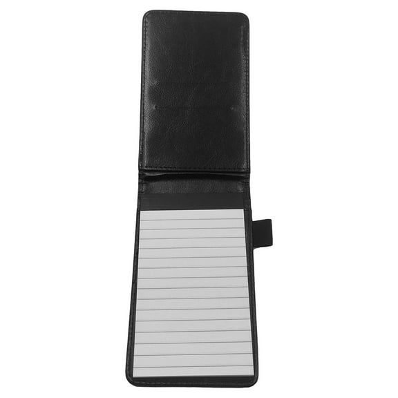 Melantax Business A7 Notebook Thickened Office Notepad Time Management Notepad (Black)