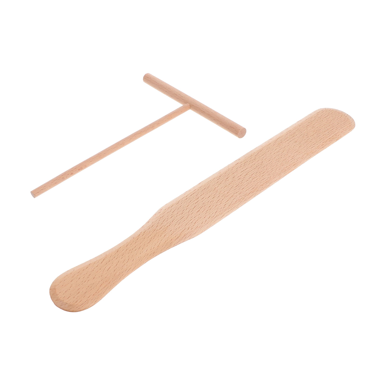 Melantax Case Pack Pancake Cooking Utensils Wooden Pancake Spreader and ...