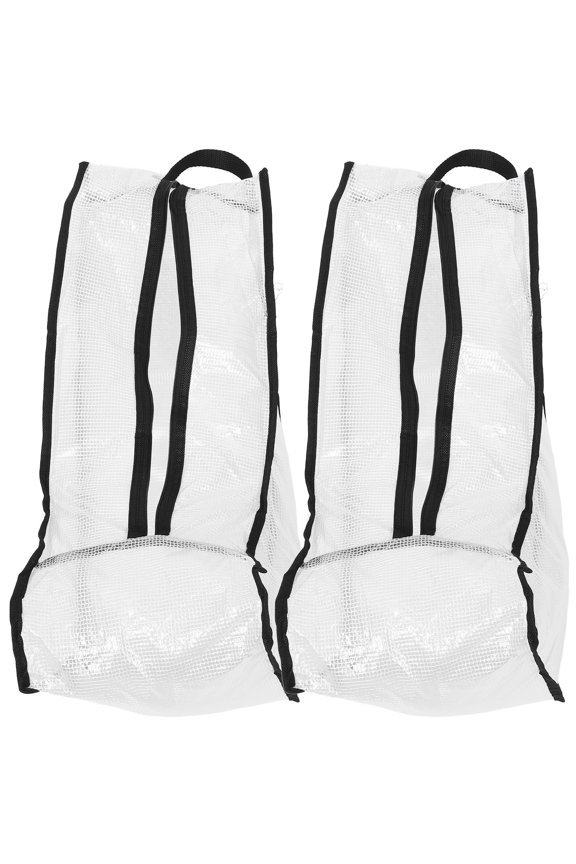 2-Pack Dustproof PVC Boot Bags, Waterproof Storage Covers for Boots and Shoes Protection