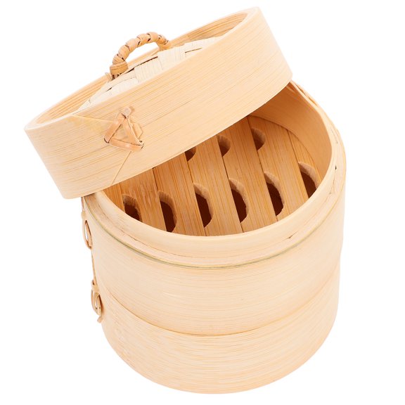FOLOYORI Handmade Bamboo Kitchen Utensils Set with Lid