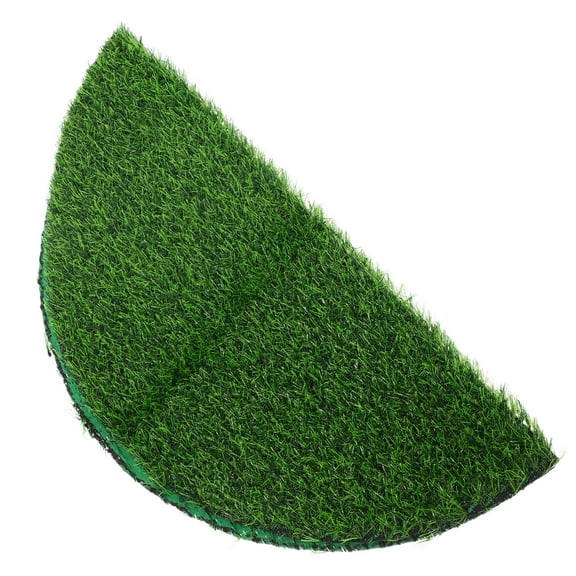 Melantax Round Artificial Grass Table Mat Green Artificial Grass Table Mat Decoration