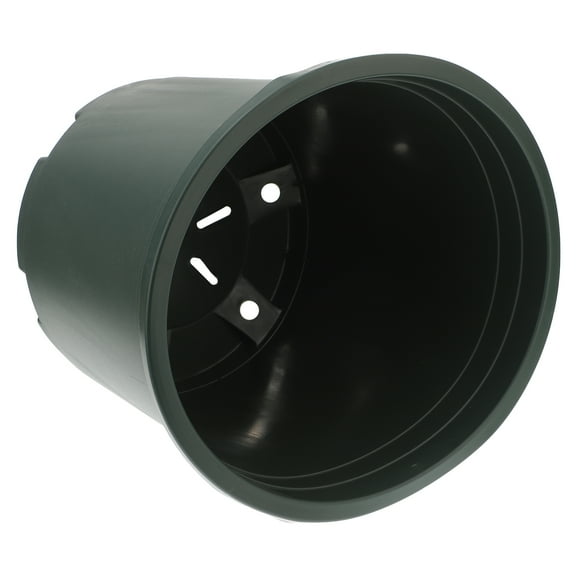 Melantax Round Bucket Thickened Plastic Flower Pot Tree Planting Bucket Garden Balcony Planting Pot (Green, 5 Gallon Capacity)