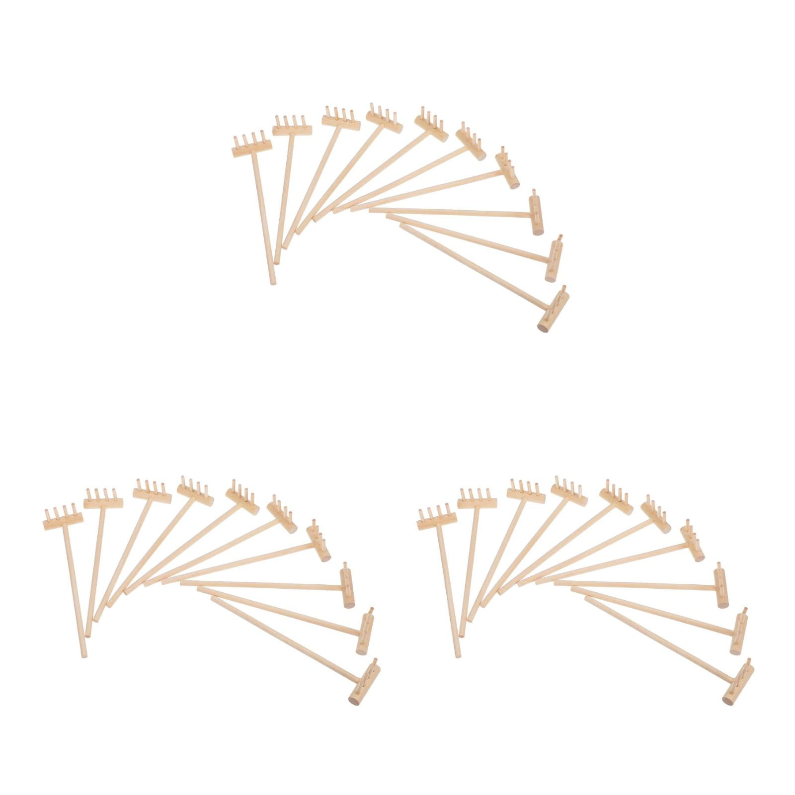 Melantax Set of 30 unique zen garden rakes made of durable bamboo for ...