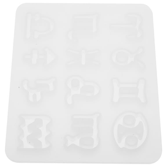 OUNONA DIY Accessory Mold for Key Chain Pendant Making Craft Gifts Set of Silicone Molds