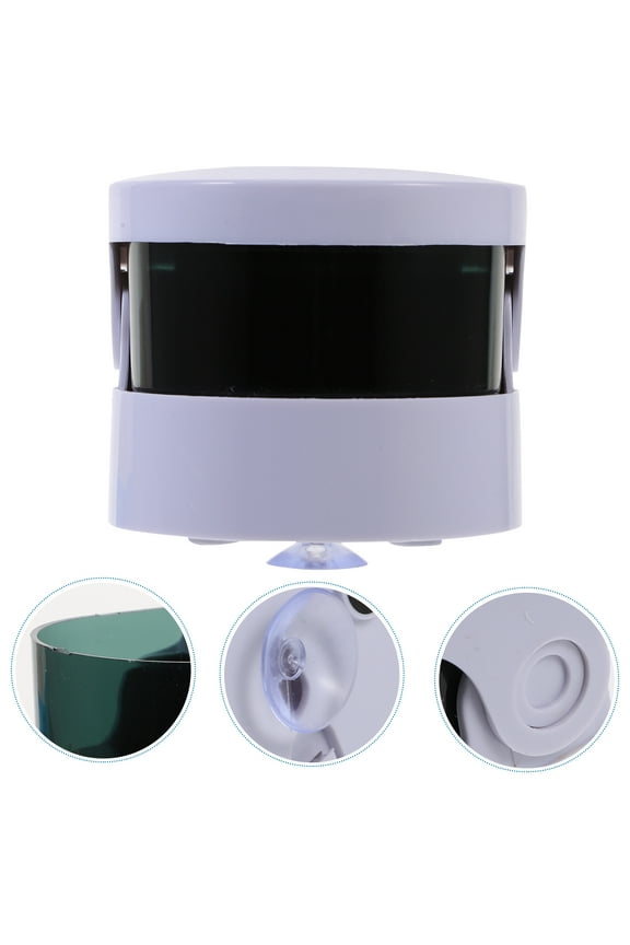 Smart Mini Cordless Ultrasonic Cleaner Bathtub for Cleaning Coins Jewelry Dentures Smart Control Cleaner (White)