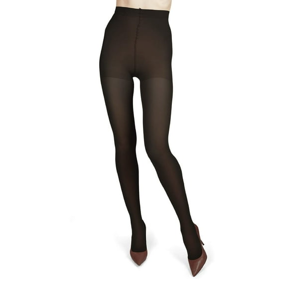 Melas 6 Pair Women's Microfiber 60 Denier Control Top Tights - Womens - Female, M/L, Black