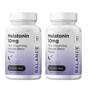 Melatonin 10mg, 100% Drug Free, Fast-Dissolve 120 Tablets - Natural Sleep Aid, Experience Serene, Restful Nights - Find Your Calm, Embrace Relaxation, Supports Sound Sleep and Tranquility