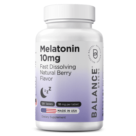 Melatonin 10mg, 100% Drug Free, Fast-Dissolve 120 Tablets - Natural Sleep Aid, Experience Serene, Restful Nights - Find Your Calm, Embrace Relaxation, Supports Sound Sleep and Tranquility