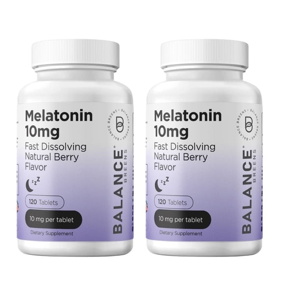 Melatonin 10mg, 100% Drug Free, Fast-Dissolve 120 Tablets - Natural Sleep Aid, Experience Serene, Restful Nights - Find Your Calm, Embrace Relaxation, Supports Sound Sleep and Tranquility