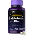 thumbnail image 1 of Melatonin 10mg | 300 Softgels | Extra Strength Sleep Aid for Men and Women | by Carlyle, 1 of 7