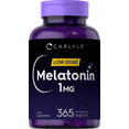 thumbnail image 1 of Melatonin 1mg | 365 Vegetarian Tablets | Low Dose | by Carlyle, 1 of 7