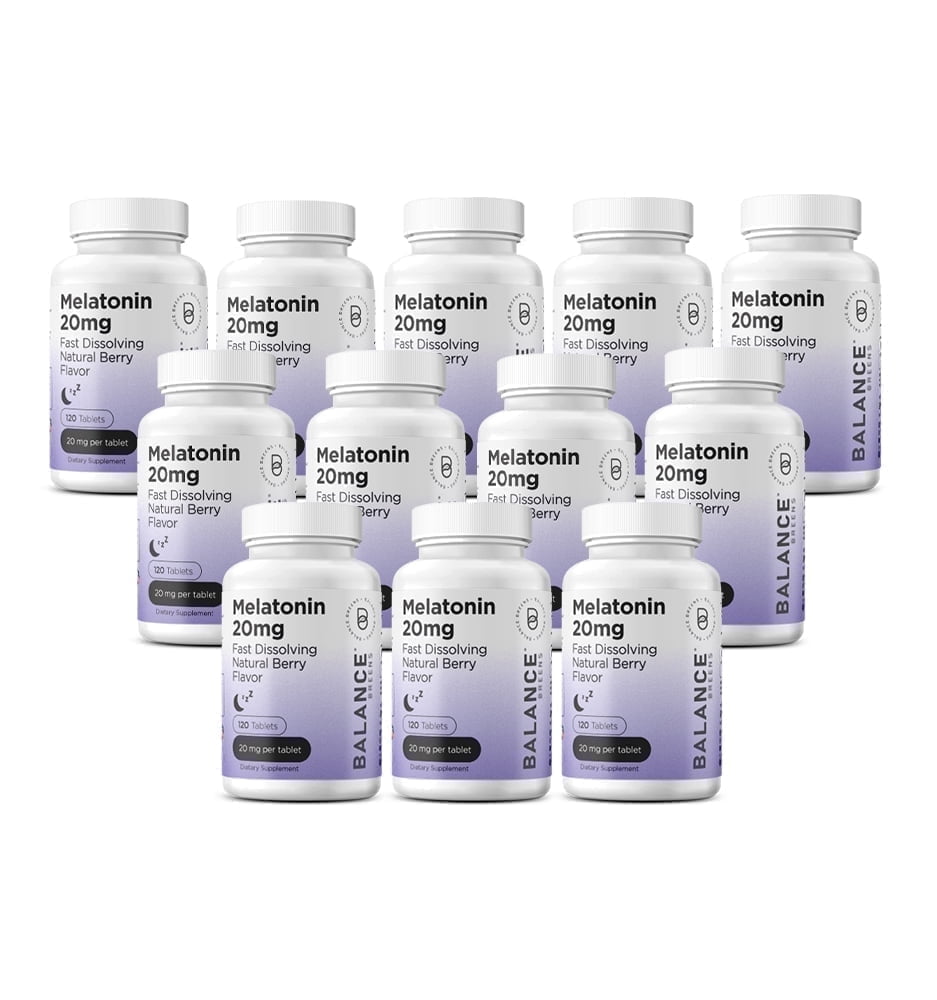 Melatonin 20mg, 120 Tablets - Natural Sleep Aid