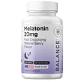 thumbnail image 1 of Balance Breens Melatonin 20mg Fast Dissolve Tablets - Berry Flavor, 1 of 10