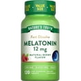thumbnail image 1 of Melatonin Fast Dissolve 12mg | 120 Count | Berry Flavor | Vegetarian, Non-GMO, and Gluten Free Supplement | By Nature's Truth, 1 of 7