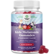 Natures Craft Sleep & Mood Kids Melatonin Gummies, Strawberry Flavor, 60 Count