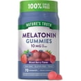 thumbnail image 1 of Melatonin Gummies 10mg | 70 Count | Berry Flavor | For Men and Women | by Nature's Truth, 1 of 7