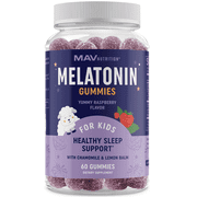 Melatonin Gummies for Kids | 0.5mg per Gummy | Gentle Rest Support for Children Ages 2+ with Lemon Balm & Chamomile | Non-GMO, Third-Party Tested | 60 Ct