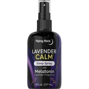 Melatonin Sleep Spray 8 fl oz | with Melatonin & Lavender | for Men and Women | by Piping Rock