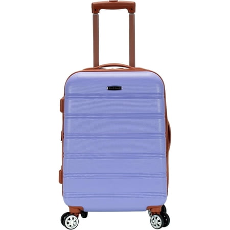 Rockland Melbourne Hardside Luggage with Spinner Wheels, Carry-On 20", Lavender