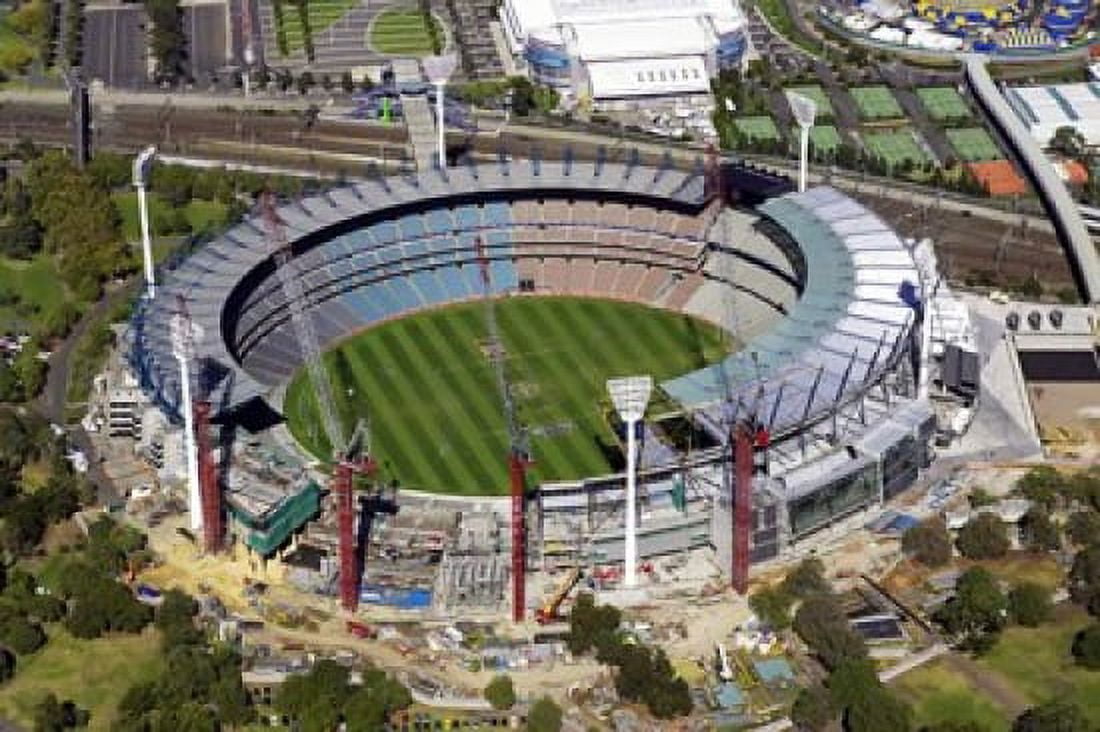 Melbourne Cricket Ground Melbourne Victoria Australia Canvas Art - David Wall DanitaDelimont (26 x 17)