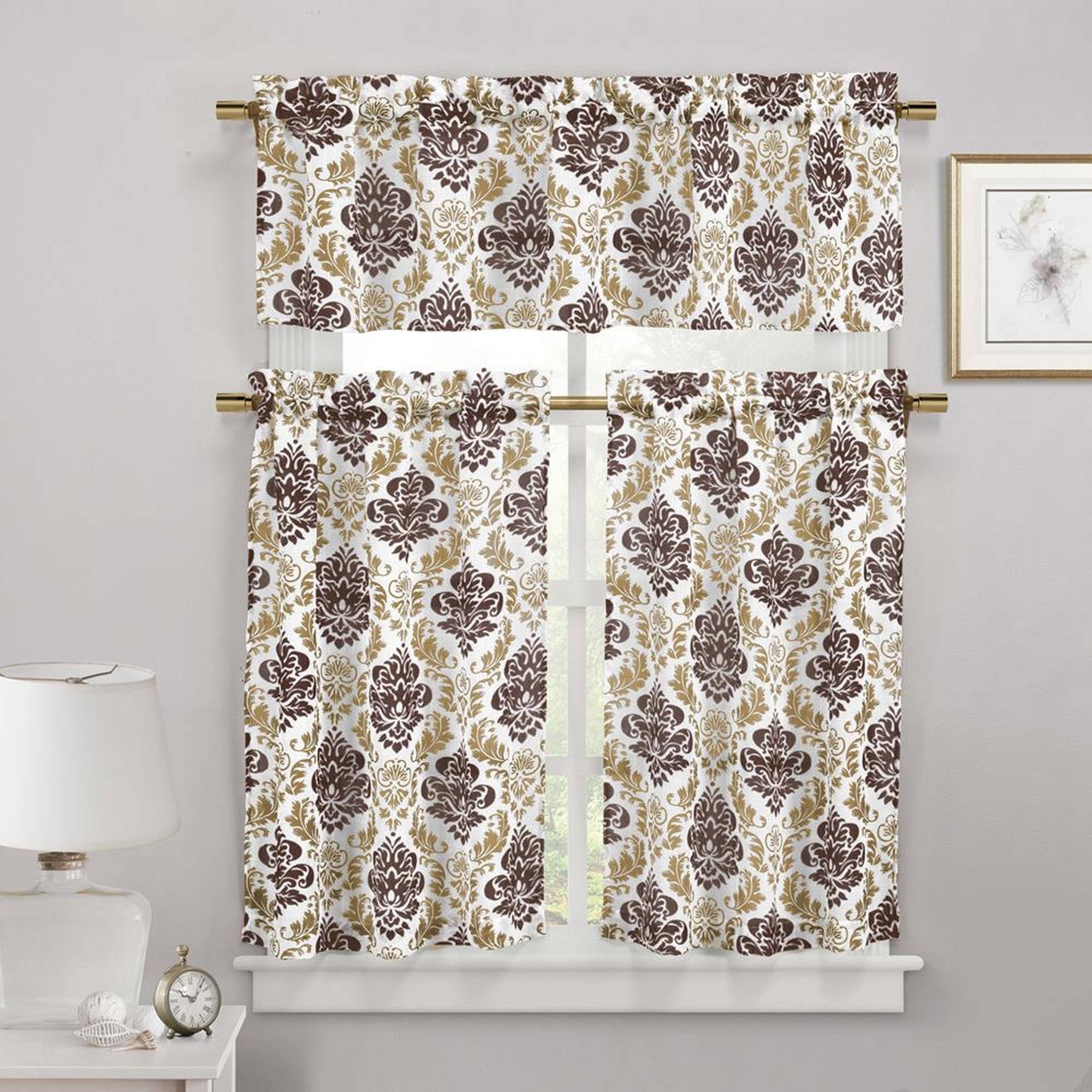 Melbourne Faux Linen Kitchen Curtain