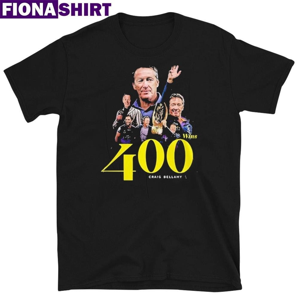 Melbourne Storm Craig Bellamy 400 Wins Shirt
