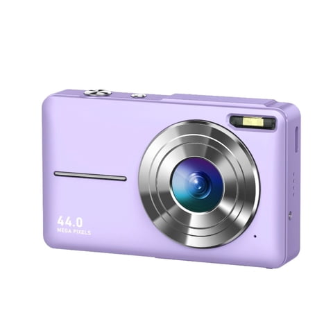 Melcam 1080P Digital Camera 44MP 16X Digital Zoom Compact Point and Shoot Camera with 32GB Card Portable Small Camera Starter Camera for Teens Students Boys Girls Seniors(Purple)