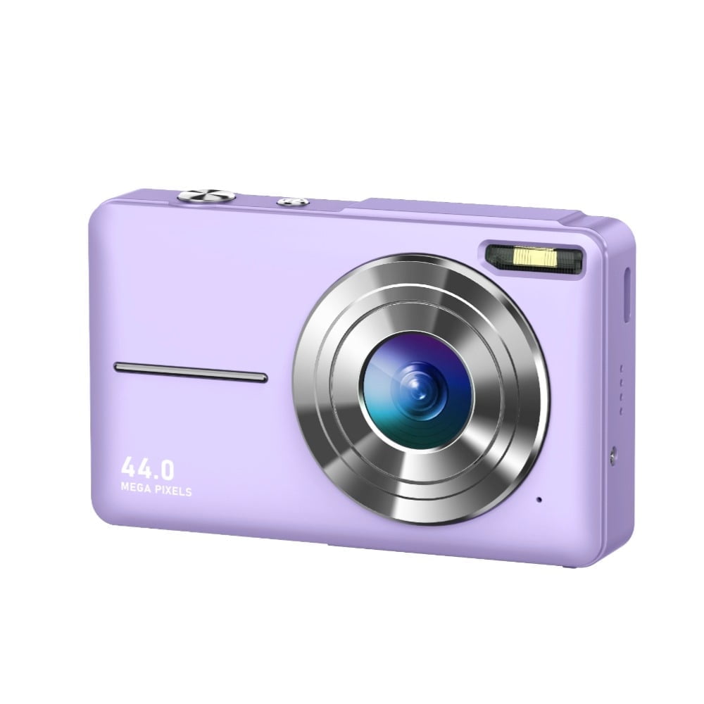 Melcam 1080P Digital Camera 44MP 16X Digital Zoom Compact Point and Shoot Camera Portable Small Camera Starter Camera for Teens Students Boys Girls Seniors（purple）