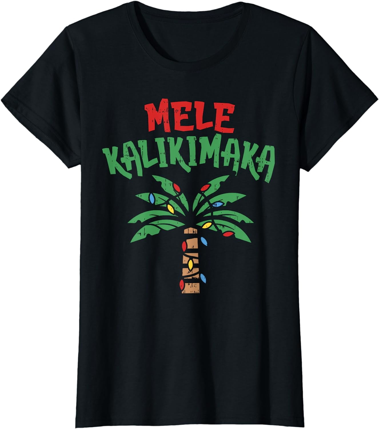 トップス Mele Kalikimaka Hawaiian Shirt M Mele-Kalikimaka-Palm-Tree-