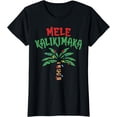 thumbnail image 1 of Mele Kalikimaka Palm Tree Shirt Hawaiian Christmas In July T-Shirt, 1 of 3