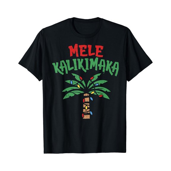 Mele Kalikimaka Palm Tree Shirt Hawaiian Christmas In July T-Shirt