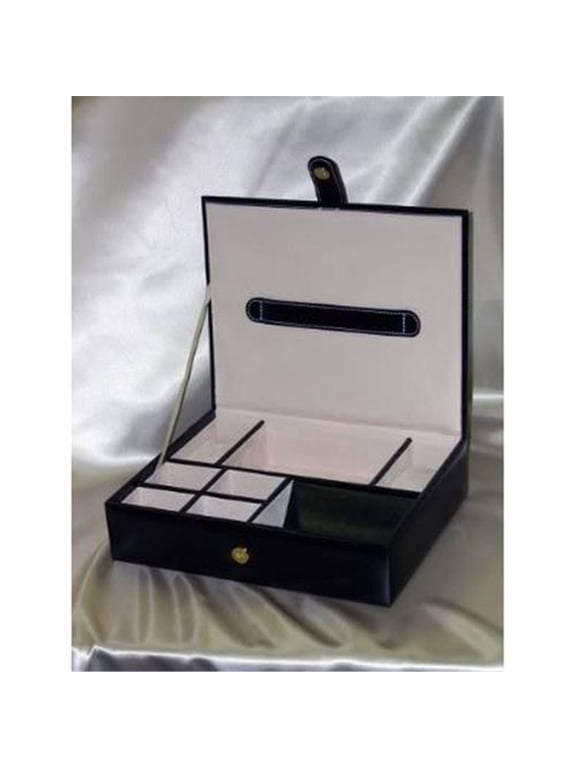 Mele and Co Carson Men's Dresser Top Valet Jewelry Box