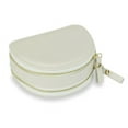 thumbnail image 1 of Mele and Co Duo Mini Vegan Leather Travel Jewelry Case Ecru, 1 of 3
