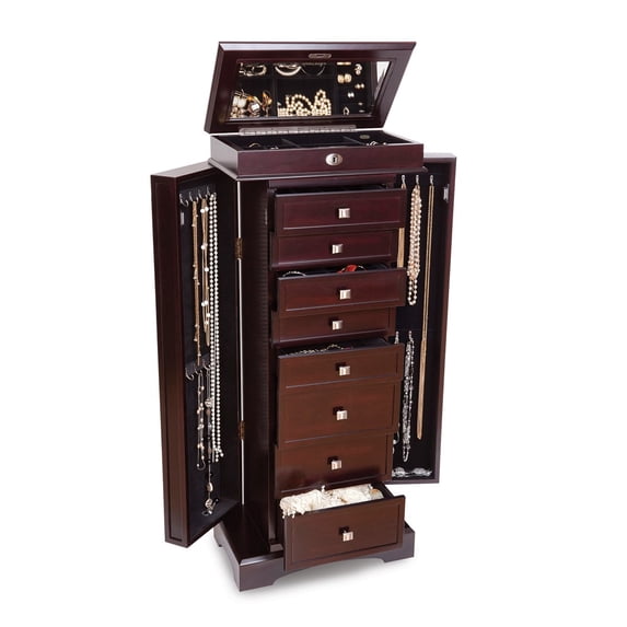 Mele and Co Sasha Wooden Jewelry Box