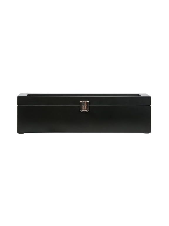 Mele and Co Tate Glass Top Wooden Watch Box