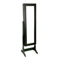 thumbnail image 1 of Mele & Co Victoria Mirrored Jewelry Armoire in Java Finish, 1 of 2
