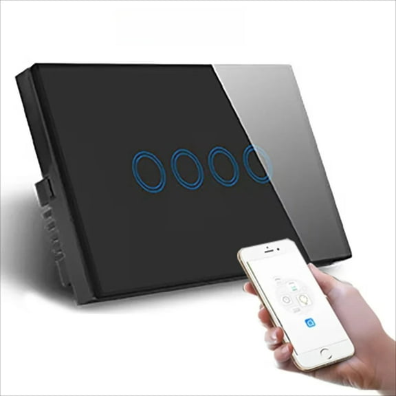 Melery Matter WiFi Smart Wall Switch Touch Sensor Remote Control Works with Siri Homekit SmartThings