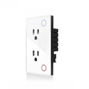 Melery WIFI Smart Wall Socket - US Plug Power Monitoring & Touch Switch Tuya App Enabled Wireless Remote Control