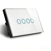 Melery Wifi Smart Life Tuya Light Wall Switch Interruptor Glass Touch Panel جهاز التحكم عن بعد الصوتي اللاسلكي بواسطة Alexa Google Home