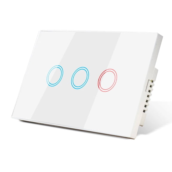 Melery Wifi Smart Life Tuya Light Wall Switch Interruptor Glass Touch Panel Wireless Voice Remote Control By Alexa Google Home